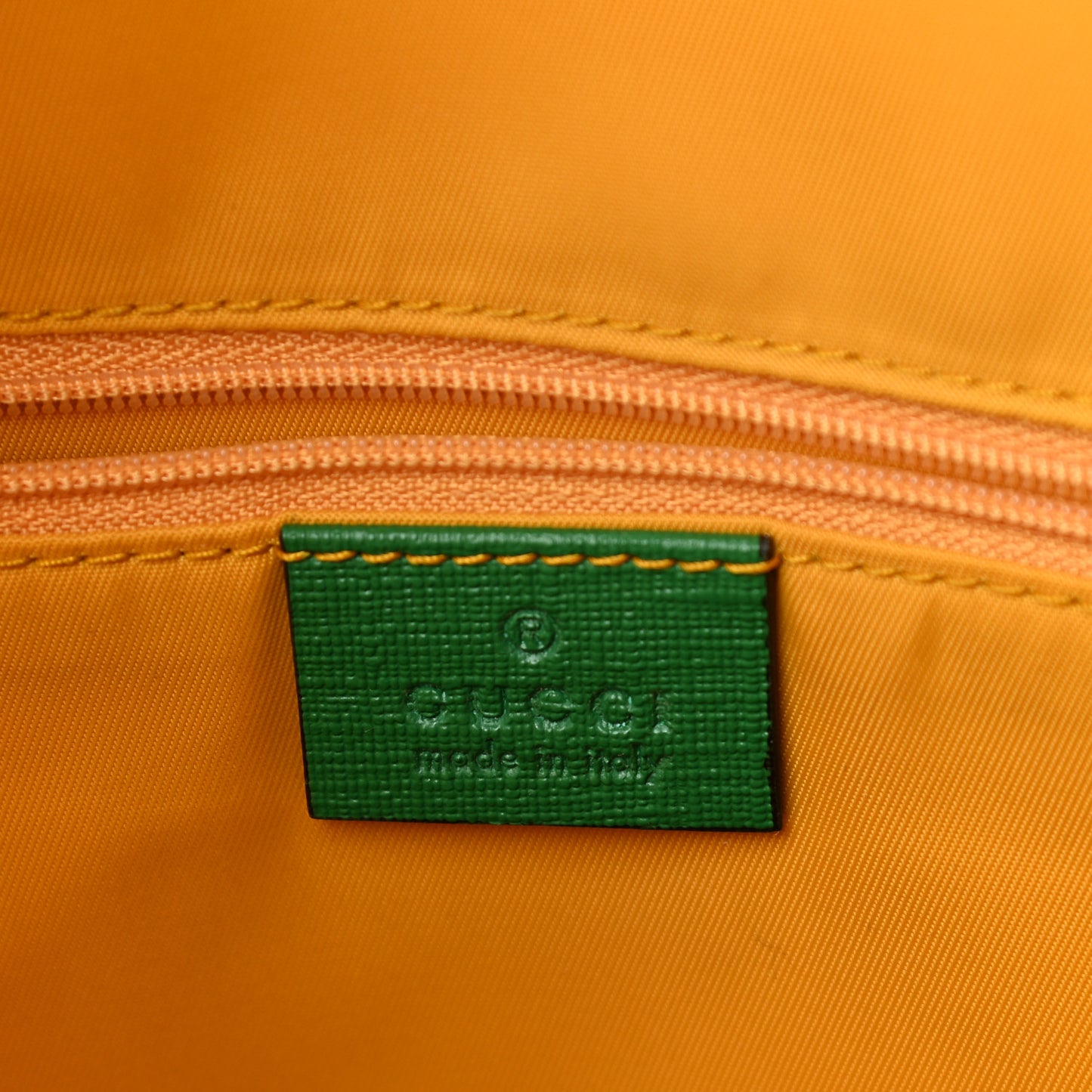GG Supreme Monogram Baseballs Web Childrens Backpack Green