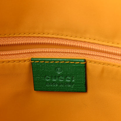 Gucci GG Supreme Monogram Baseballs Web Childrens Backpack Green 6 of 9