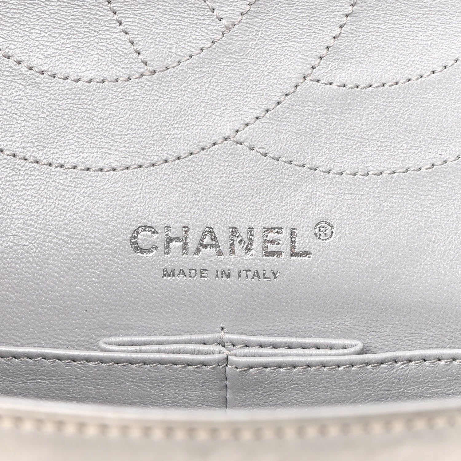 Chanel Metallic Aged Calfskin Quilted 2.55 Reissue 227 Flap Silver 6 of 12