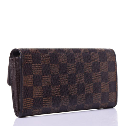 Louis Vuitton Damier Ebene Sarah Wallet 3 of 11