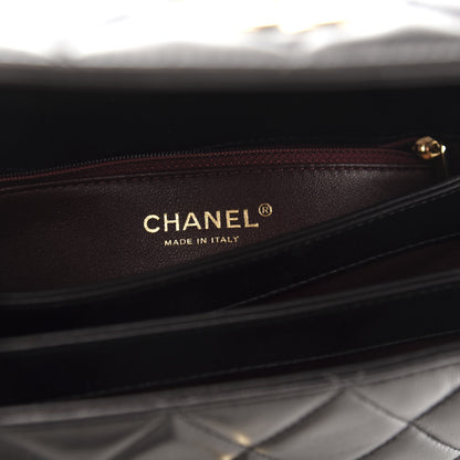 Chanel Lambskin Quilted Small Trendy CC Dual Handle Flap Bag Black 8 of 10
