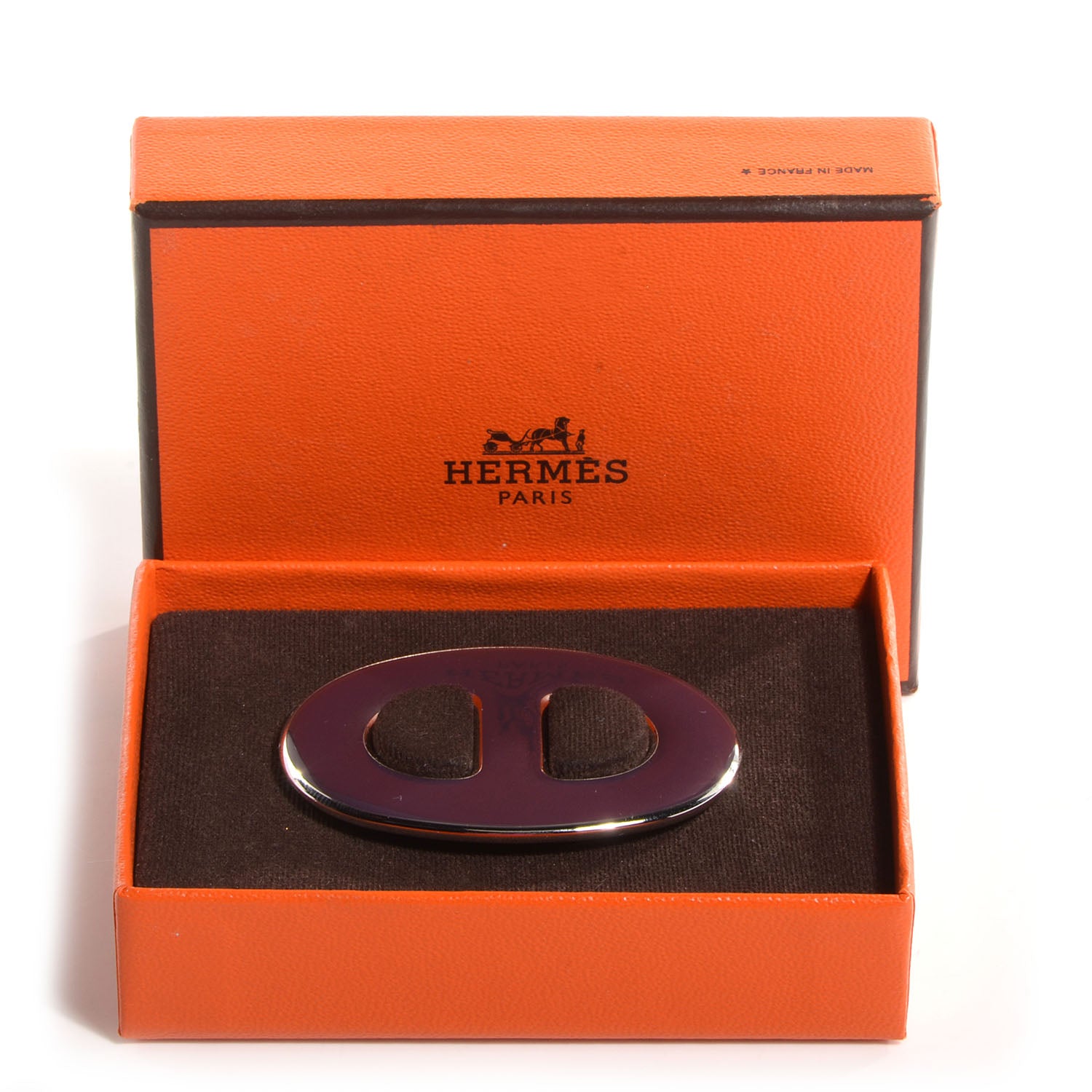 Hermes Enamel Gavroche Scarf Ring 4 of 4