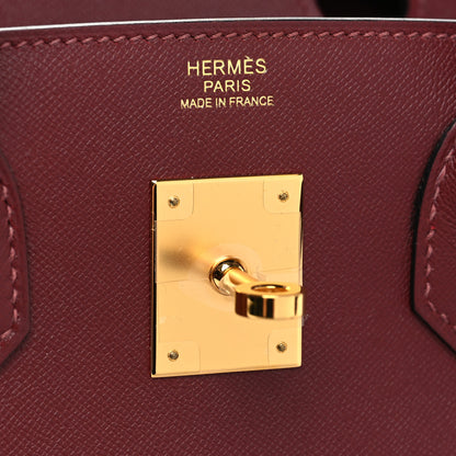 Hermes Madame Calfskin Birkin Sellier 30 Rouge H 6 of 12