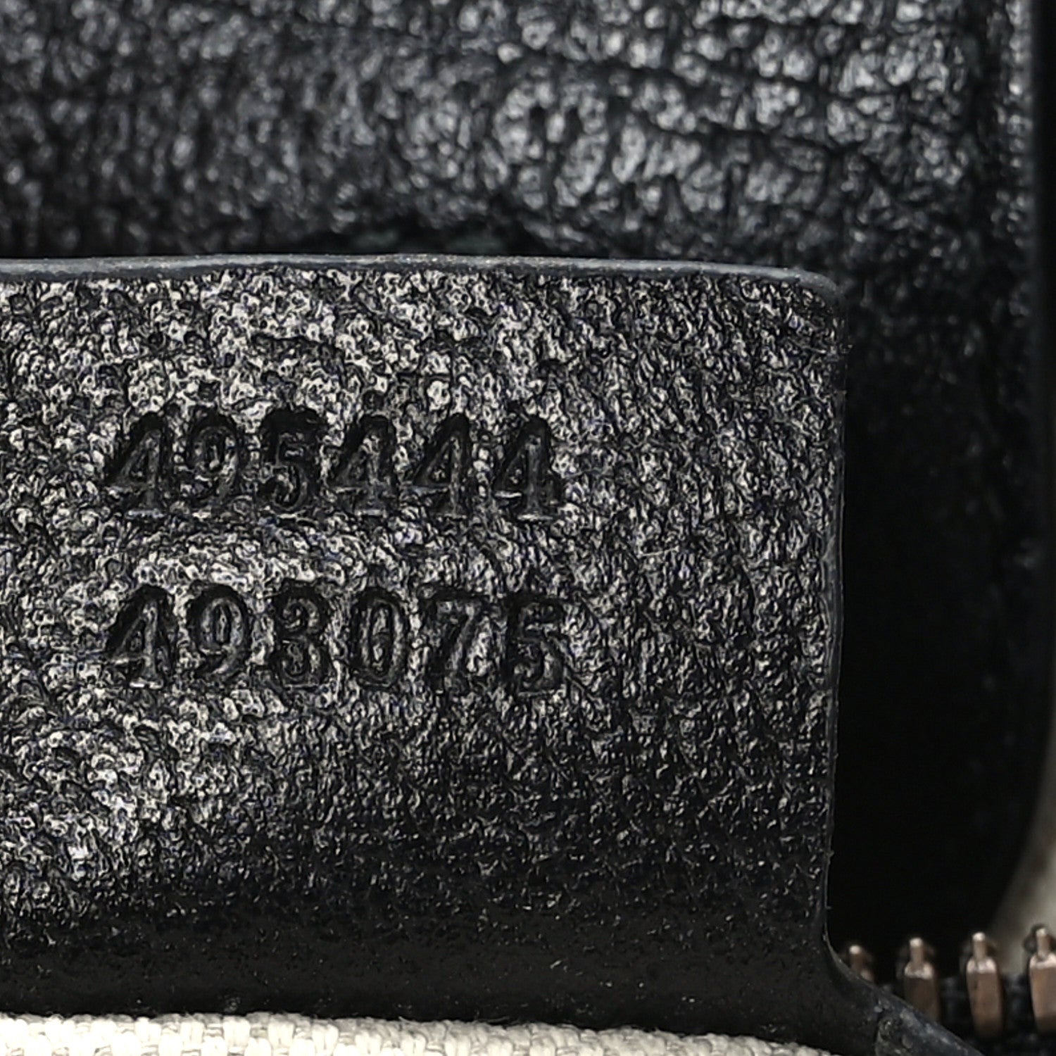 Gucci Grained Calfskin Bee Star Vertical Tote Black 7 of 9
