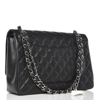 Chanel Caviar Quilted Maxi Double Flap Black 4 of 8