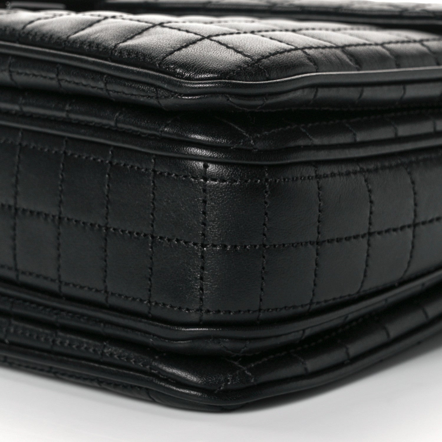 Celine Calfskin Quilted Medium C Bag Black 10 of 10