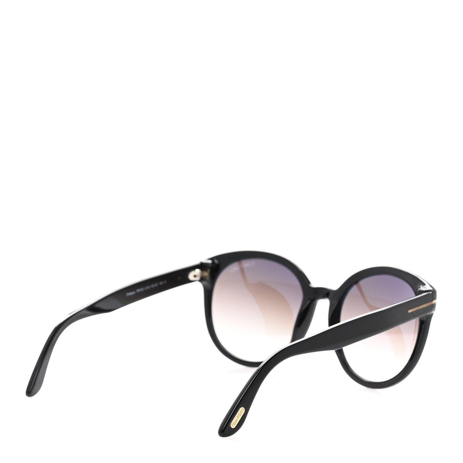 Tom Ford Acetate Philippa Sunglasses TF503 Black 4 of 9