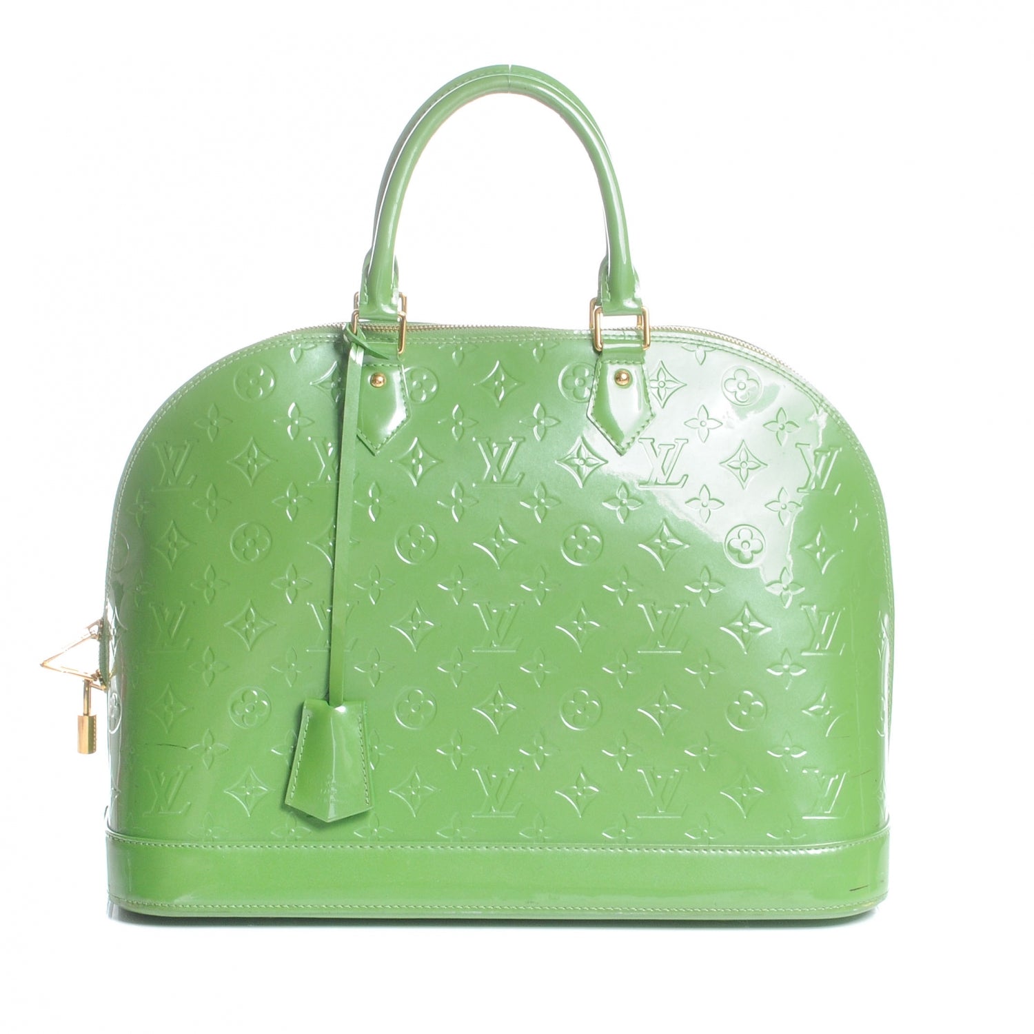 Louis Vuitton Vernis Alma GM Vert Tonic 1 of 9