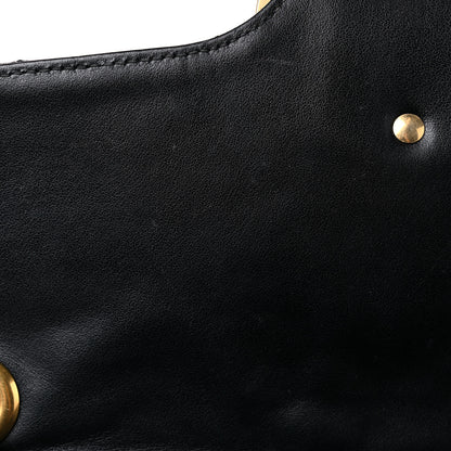 Gucci Calfskin Matelasse Medium GG Marmont Shoulder Bag Black 13 of 15