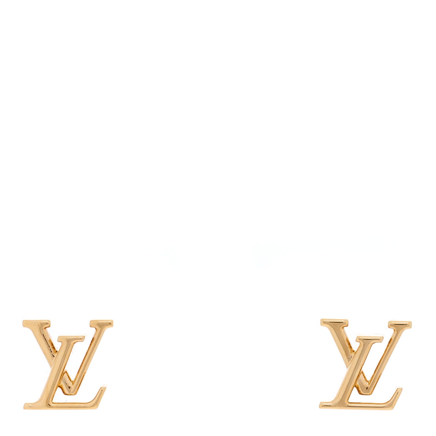 Metal LV Iconic Earrings Gold