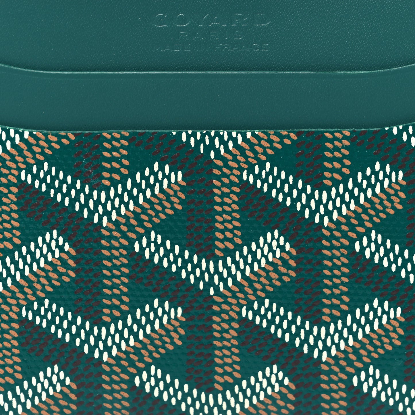 Goyardine Saint Sulpice Card Holder Green