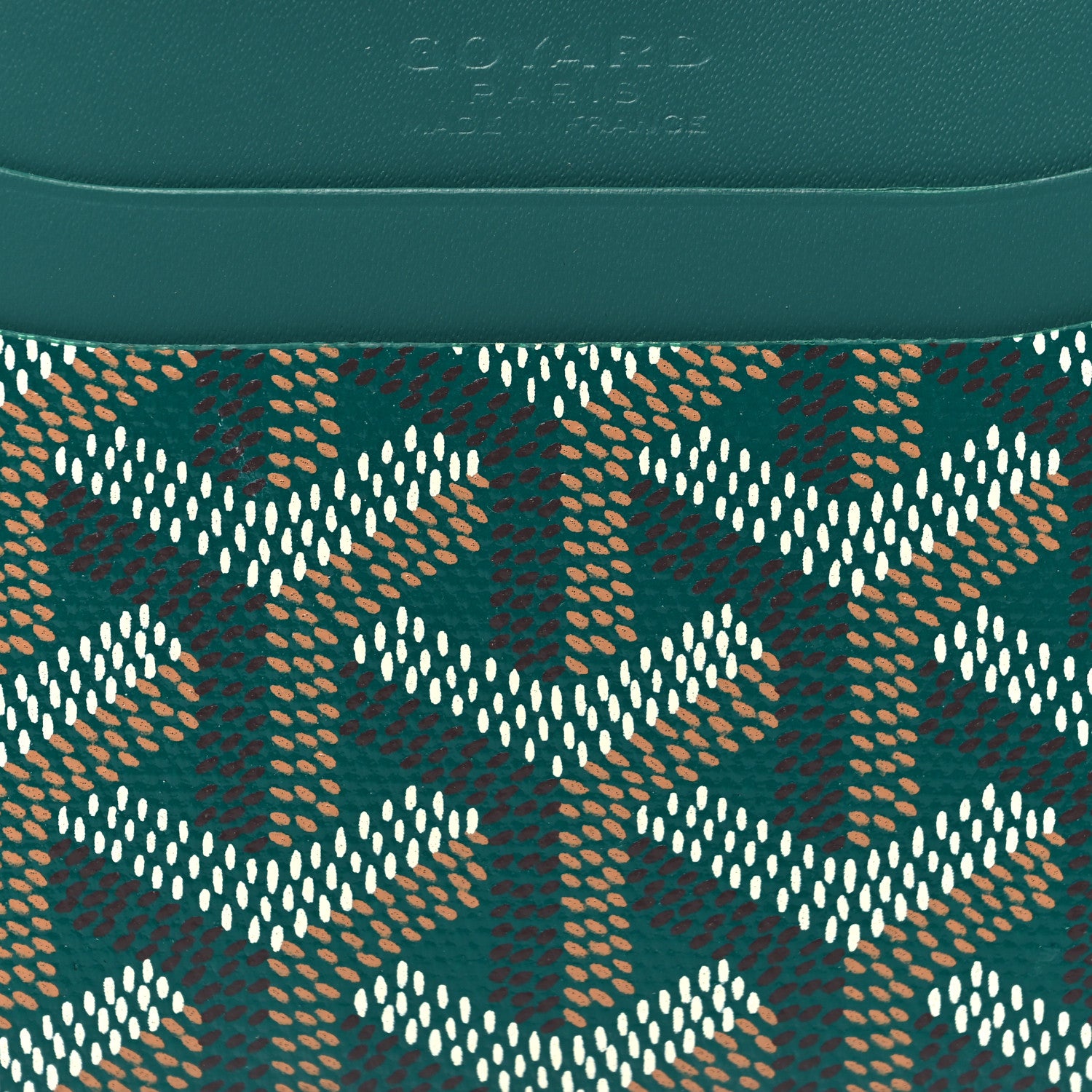 Goyard Goyardine Saint Sulpice Card Holder Green 7 of 7