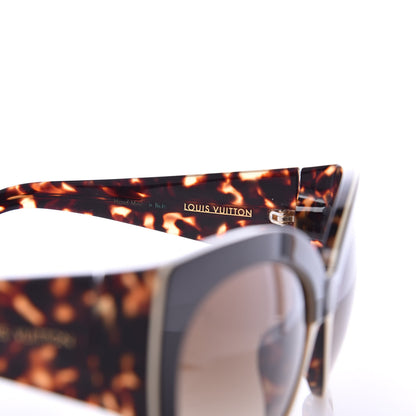 Louis Vuitton Acetate Cat Eye Sunglasses Z0588E Tortoise 5 of 7