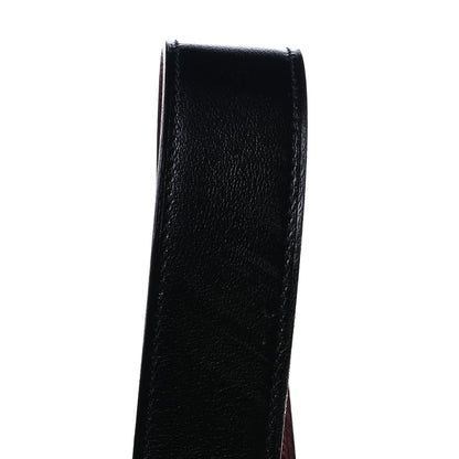Hermes Box 135 Togo 32mm H Belt 85 34 Black Rouge H 7 of 7