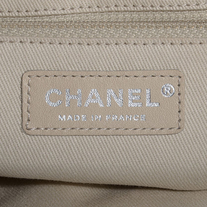 Chanel Caviar Half Moon Large Flap Dark Beige 6 of 8