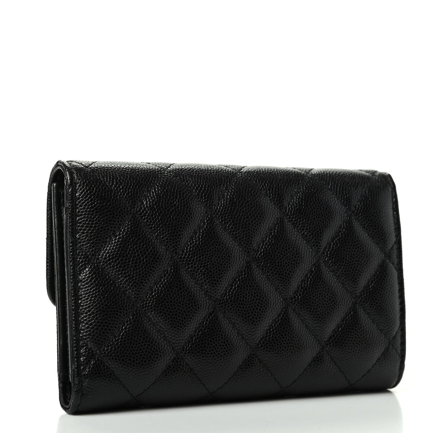 Chanel Caviar Quilted My Everything Flap Wallet Black 3 of 8