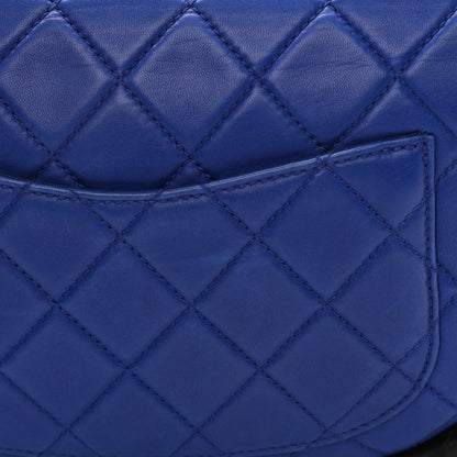 Chanel Quilted Lambskin Small Hula Hoop Flap Dark Blue 10 of 13