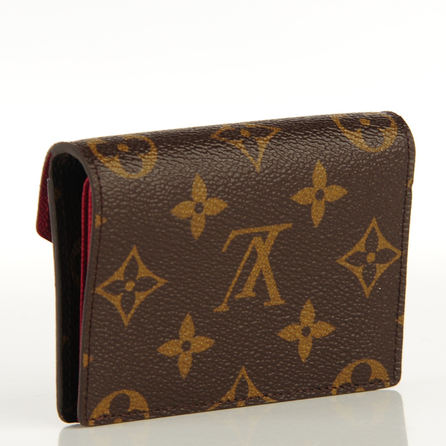 Louis Vuitton Monogram Compact Marie Wallet Rouge 3 of 6
