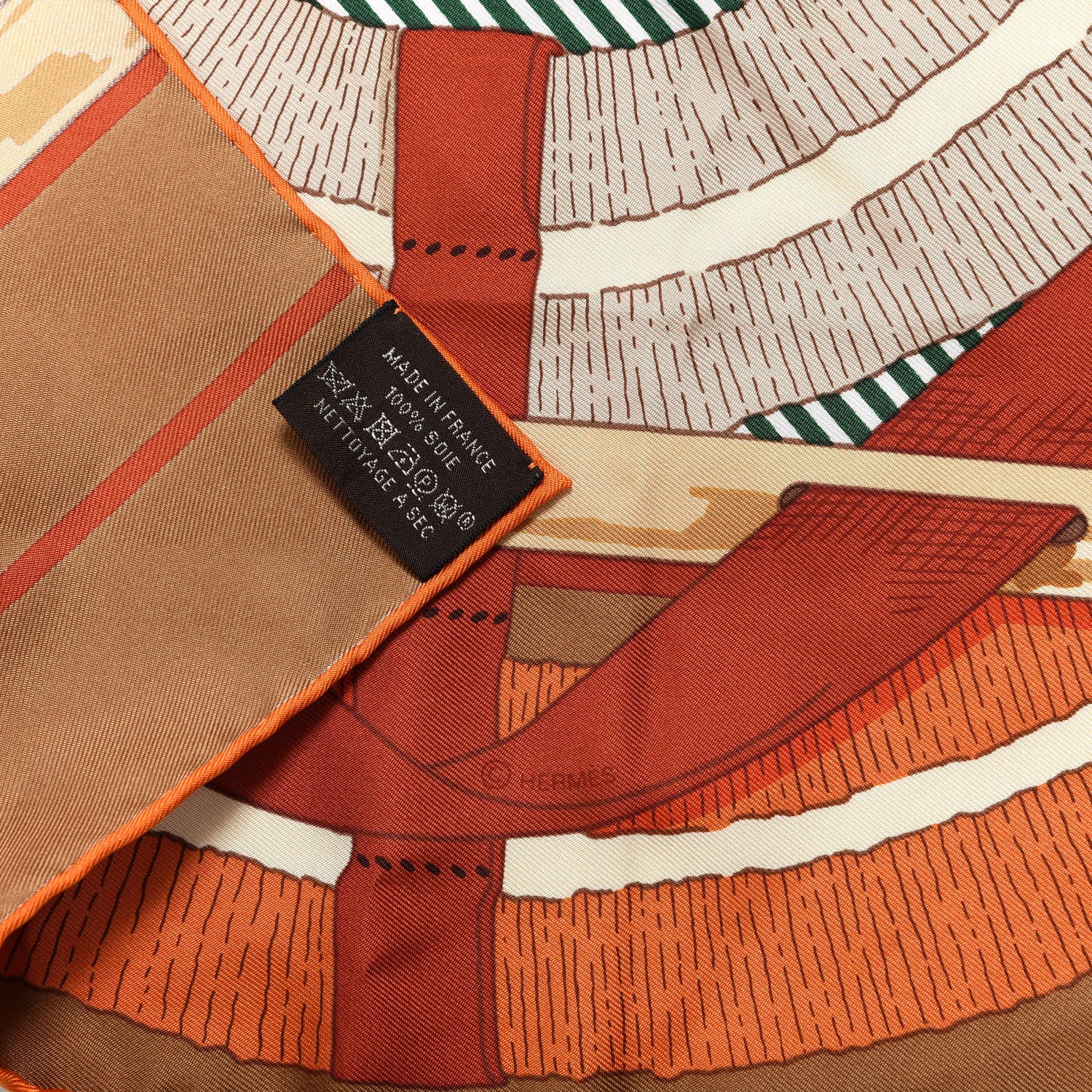 Hermes Silk Mors A Jouets Chemise Scarf 90 2 of 3