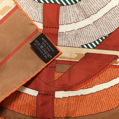 Hermes Silk Mors A Jouets Chemise Scarf 90 2 of 3