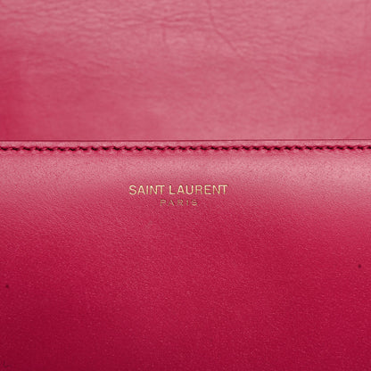 Saint Laurent Calfskin Medium Classic Monogram Universite Bag Fuchsia 6 of 9