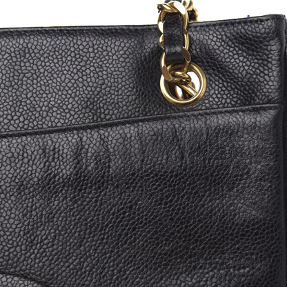 Chanel Caviar CC Shoulder Bag Black 11 of 14