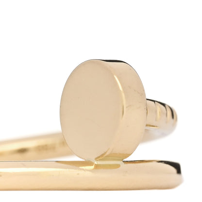 Cartier 18K Yellow Gold Small Juste Un Clou Ring 46 3.75 4 of 6
