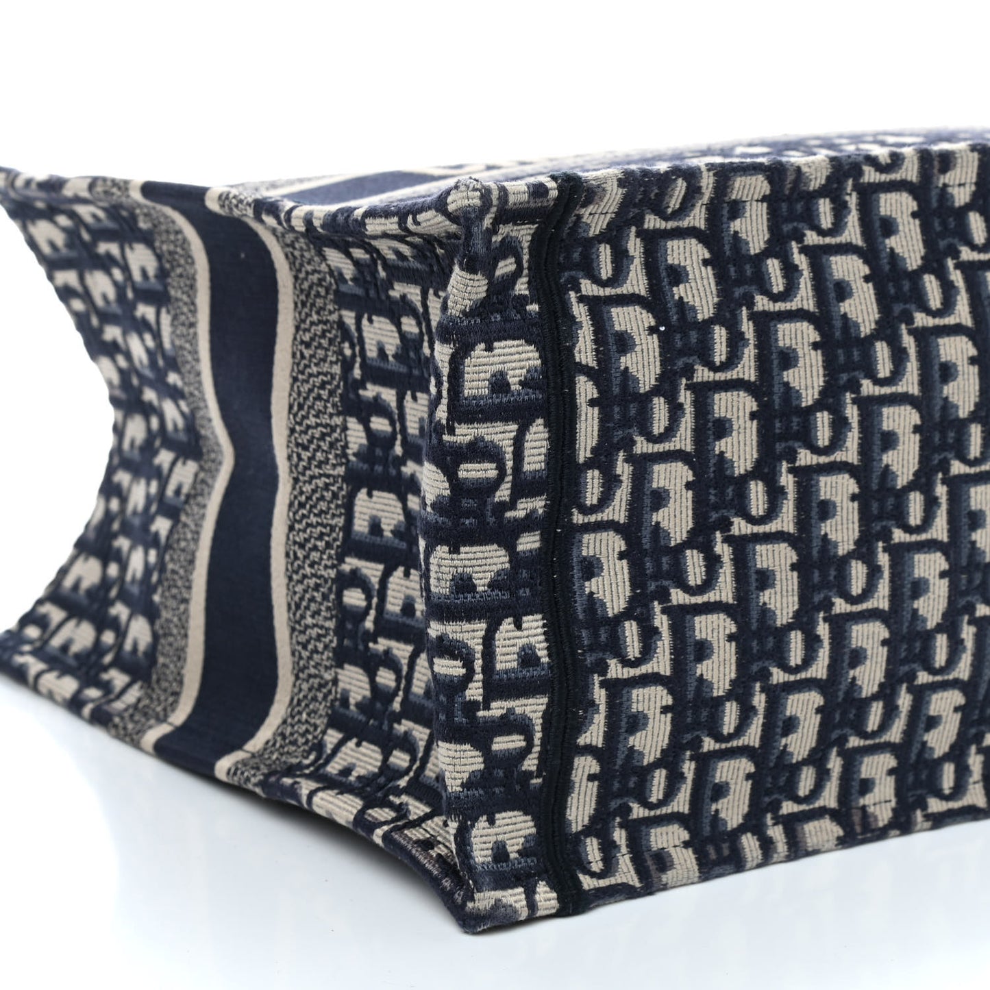 Oblique Medium Book Tote Blue Multicolor
