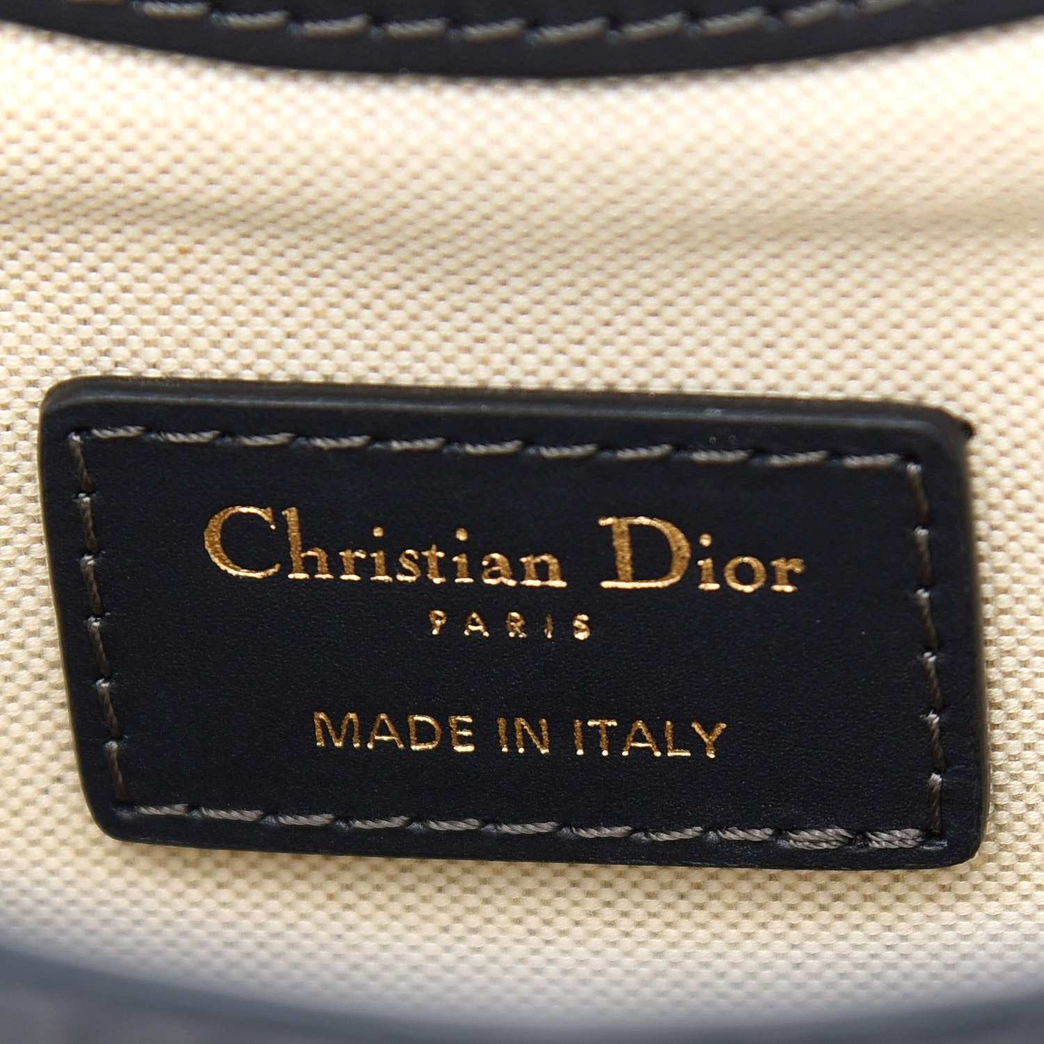 Christian Dior Oblique Fold Over Clutch Blue 7 of 10
