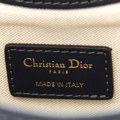 Christian Dior Oblique Fold Over Clutch Blue 7 of 10