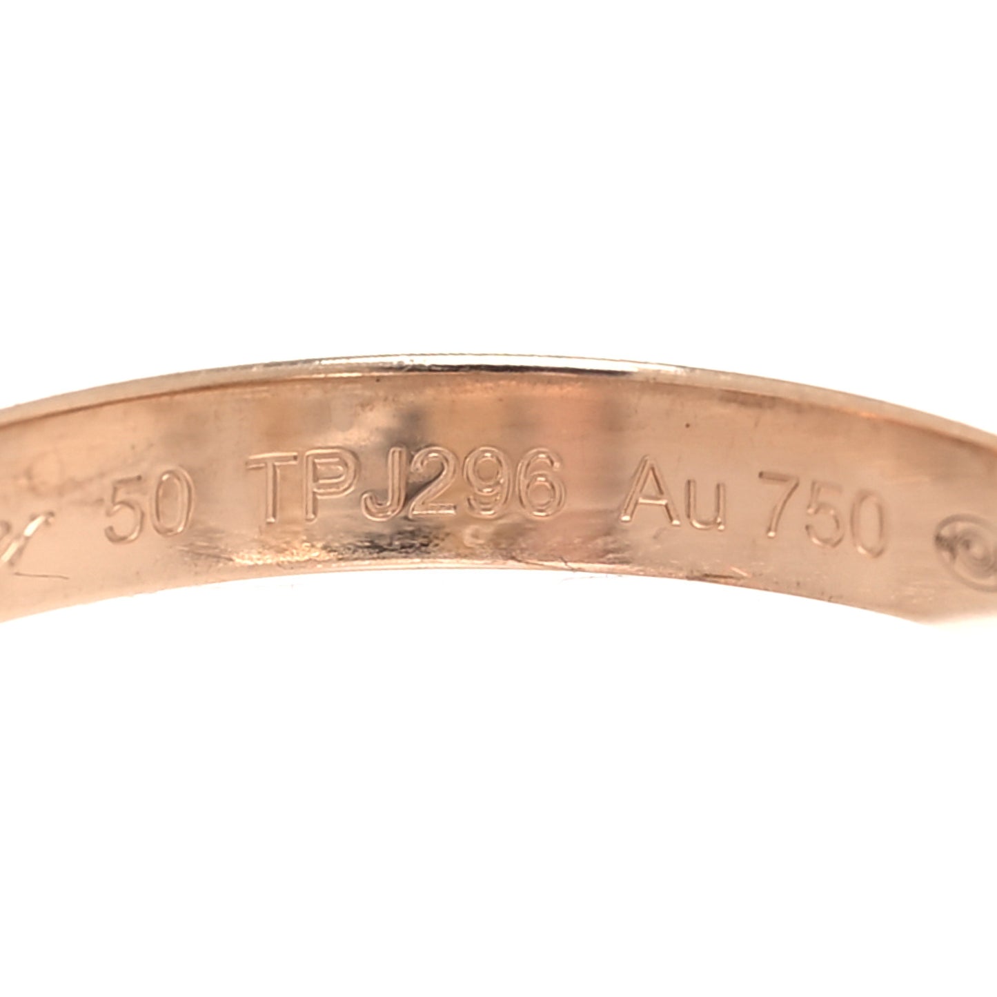 18K Pink Yellow White Gold Small Trinity Ring 50 5.25