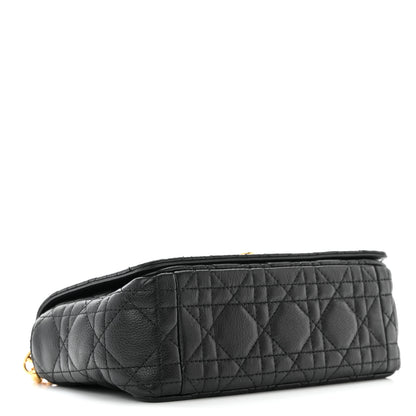 Christian Dior Calfskin Cannage Small Caro Bag Black 4 of 10