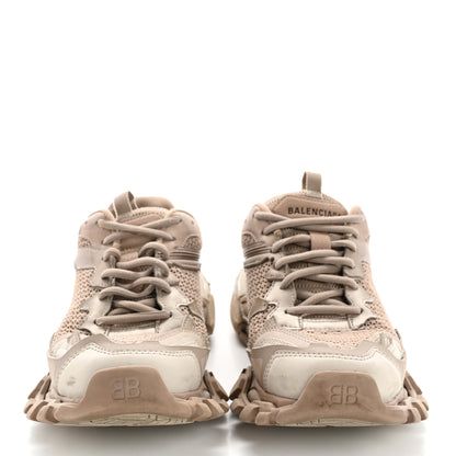 Balenciaga Mesh Nylon Destroyed Womens Track.3 Sneakers 37 Beige Mix 3 of 13