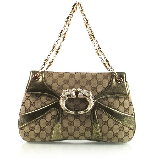 Monogram GG Tom Ford Jeweled Dragon Shoulder Bag