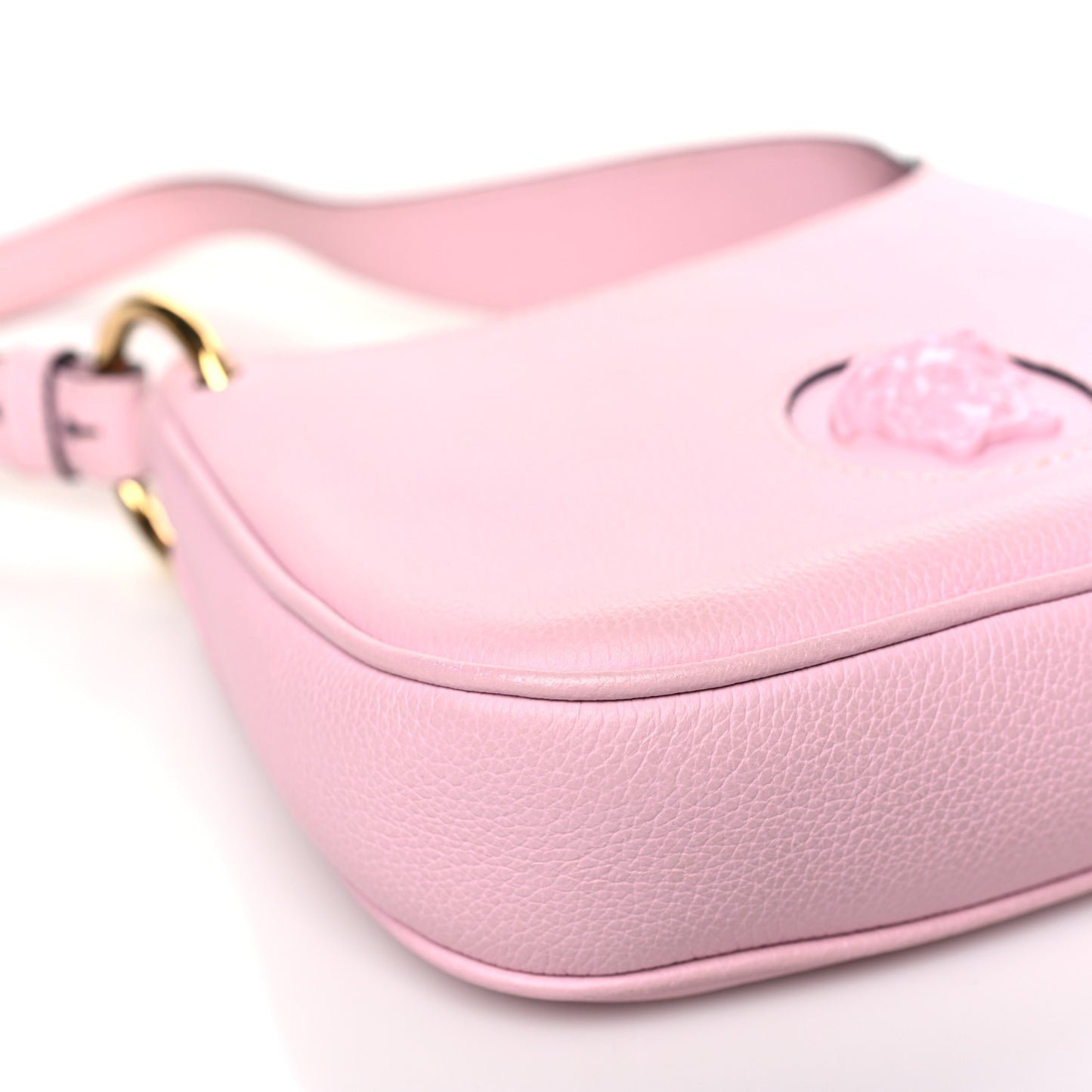 Calfskin La Medusa Small Hobo Crossbody Pink