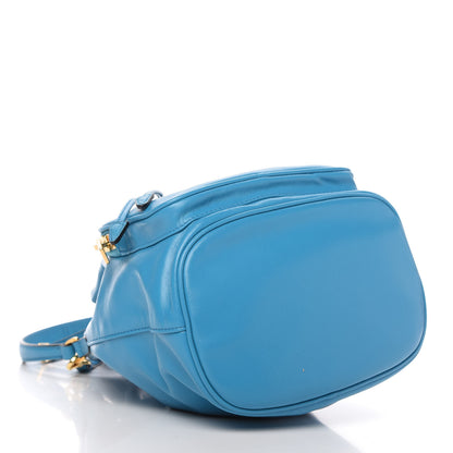 Prada Light Calfskin Saffiano Mini Bucket Crossbody Bag Voyage 4 of 10