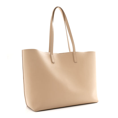 Saint Laurent Calfskin Large Shopping Tote Dark Beige 4 of 10