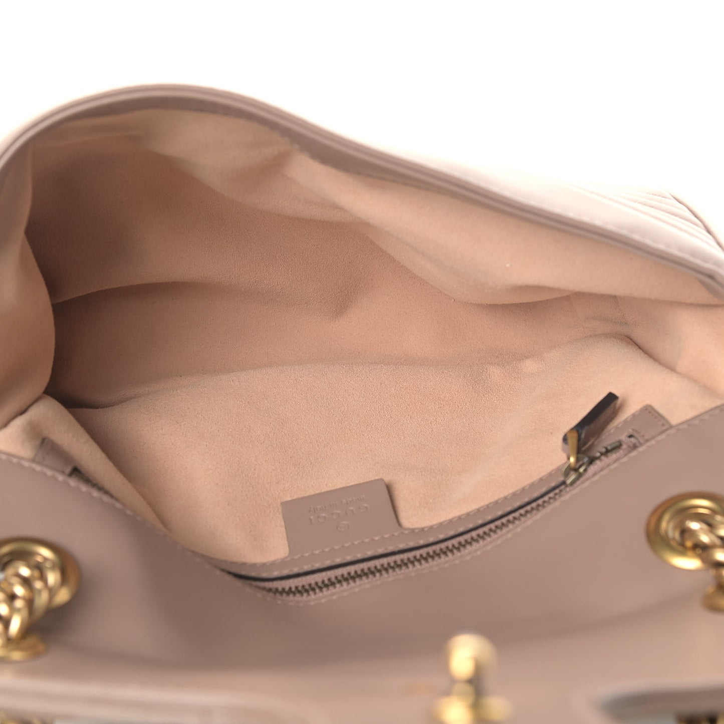 Calfskin Matelasse Small GG Marmont Shoulder Bag Porcelain Rose