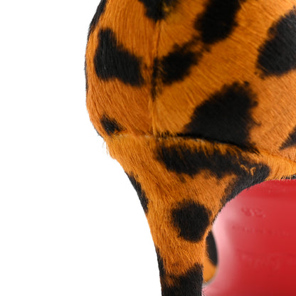 Christian Louboutin Pony Hair Leopard Print So Kate Booty 85 Ankle Boots 36 9 of 13