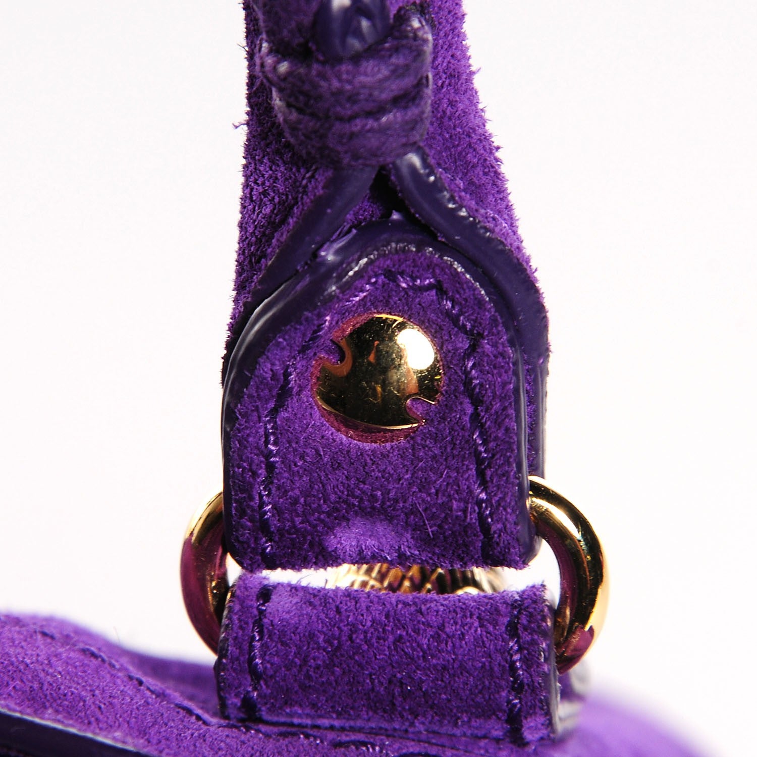 Balenciaga Baby Daim Suede Giant 12 Gold Hardware Mini City Ultraviolet 6 of 14