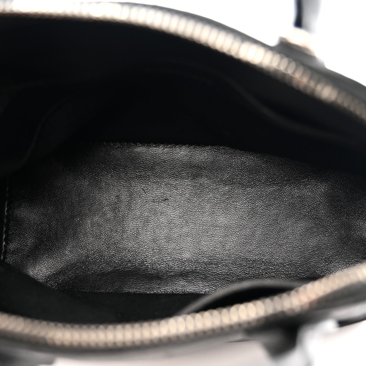 Balenciaga Calfskin Logo Crocodile Embossed XXS Ville Top Handle Bag Black 5 of 12