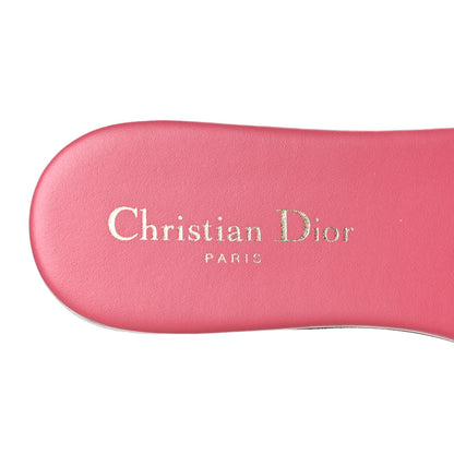 Christian Dior Calfskin D-Club Mule Sandal 37.5 Strawberry 8 of 8