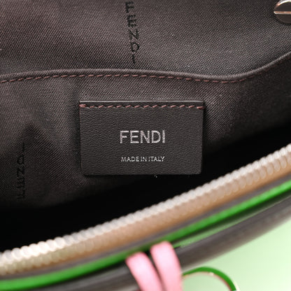 Fendi Vitello Dolce 4 Color Mini By The Way Boston Bag Tomatillo Lollypop Multicolor 6 of 10