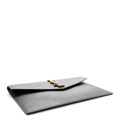 Saint Laurent Grain De Poudre Uptown Pouch Black Black 4 of 9