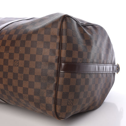 Louis Vuitton Damier Ebene Keepall Bandouliere 55 9 of 26