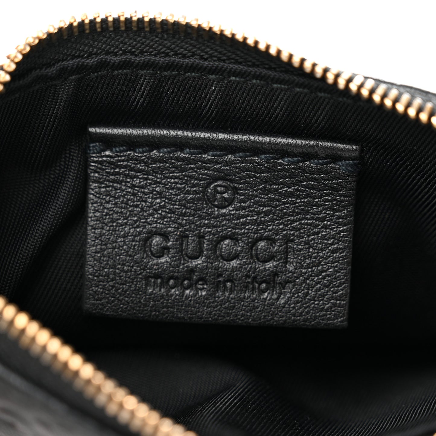 Guccissima Key Case Black