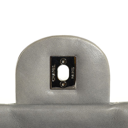 Chanel Lambskin Quilted Maxi Single Flap Light Blue 6 of 8