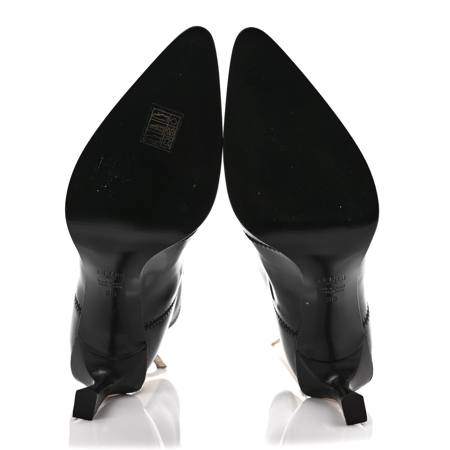 Glossy Neoprene FFrame Ankle Boots 38 Black