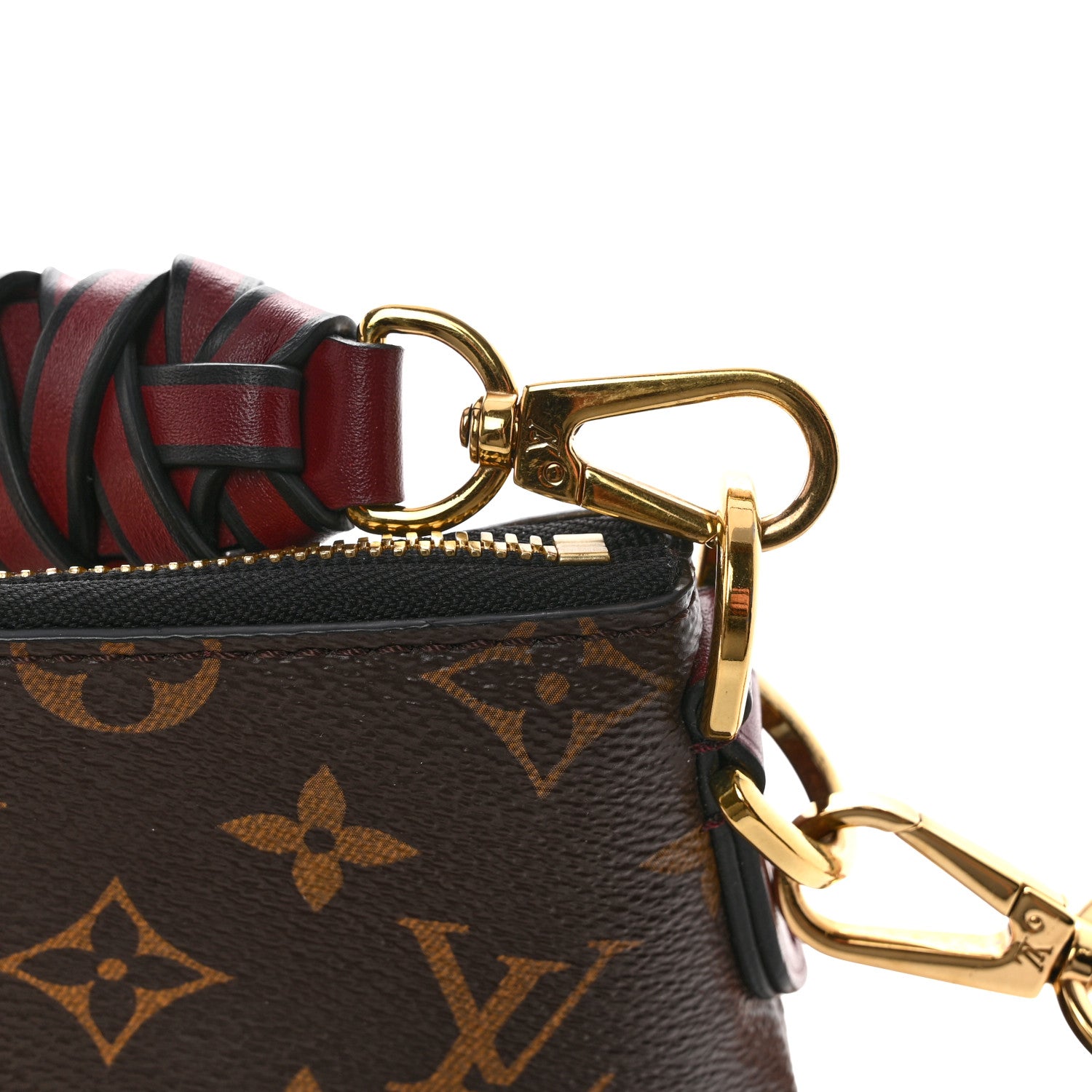 Louis Vuitton Monogram Beaubourg Hobo Mini Bordeaux Red Peach Safran Blue Jean Blue 12 of 15