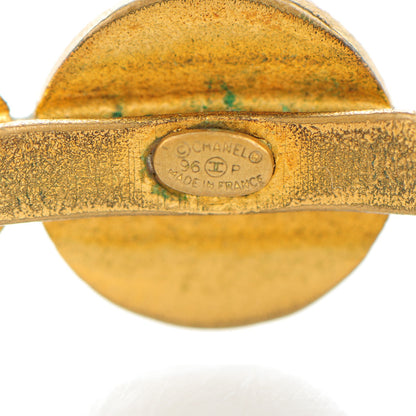 Chanel Medallion Coin CC Cuff Gold 4 of 4